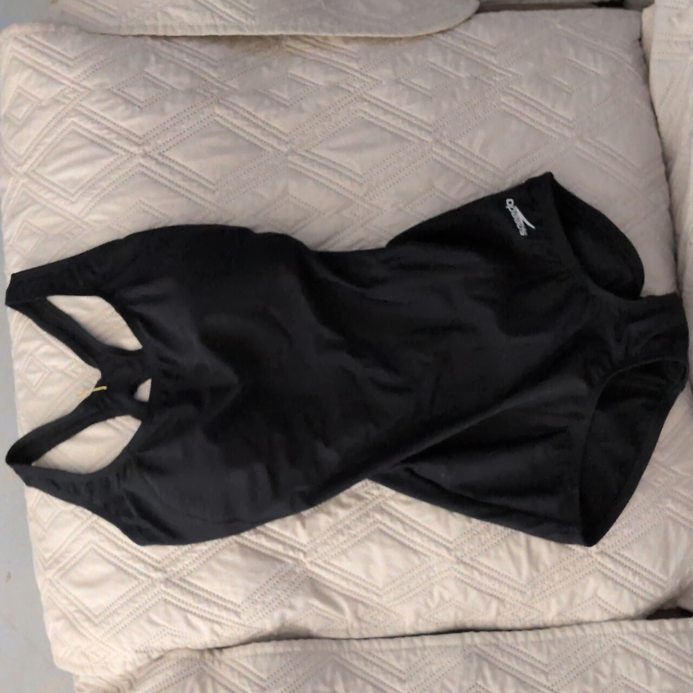 Speedo Cross Strap, Classic Black Swimwear. With Padding.